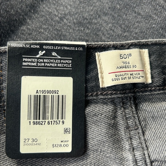 Levi's 501 '90s Jeans Bejewelled Black - Picture 7 of 8